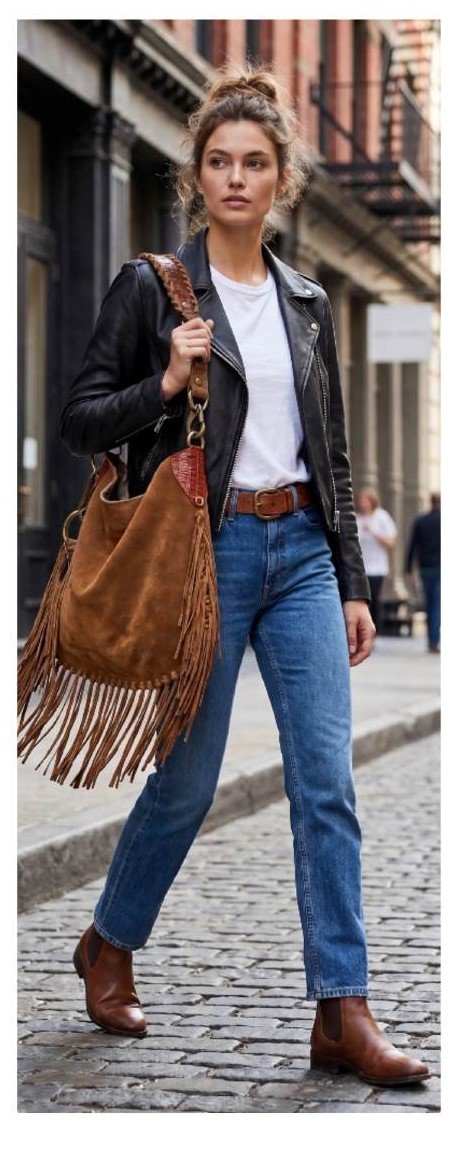 Cartera Condotti en la calle - look 1