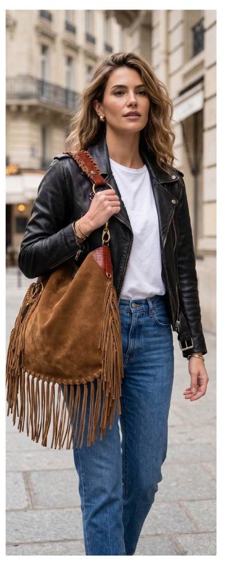 Cartera Condotti en la calle - look 2