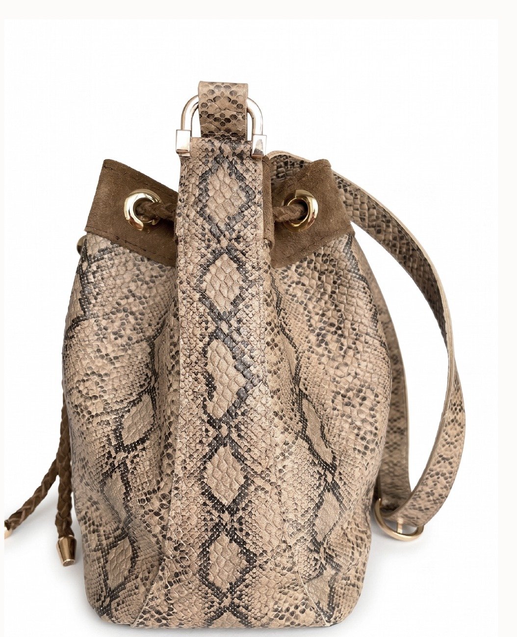 Cartera Pigalle detalle lateral costura