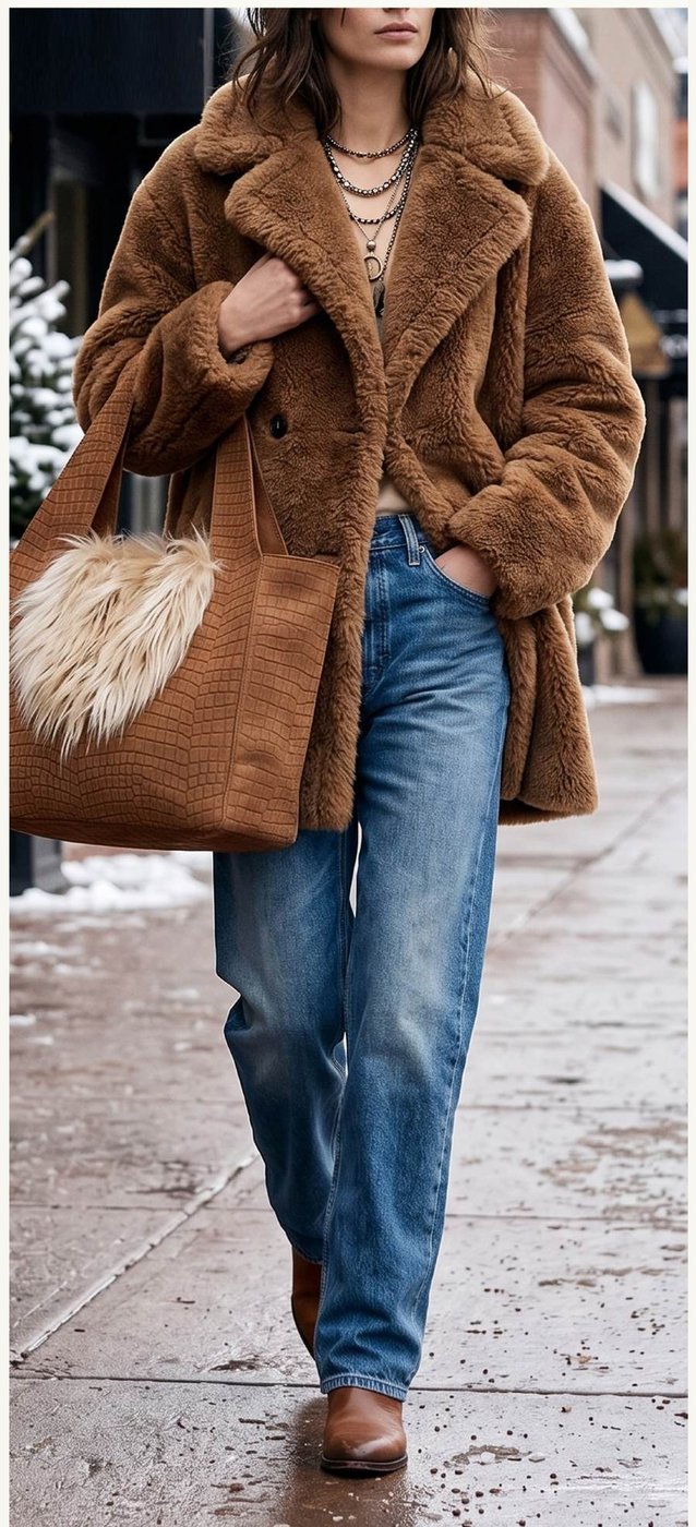 Cartera Toscana abrigo de invierno