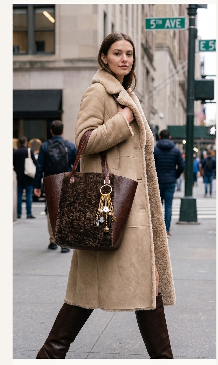 Cartera Veneto Sheepskin Quinta Avenida